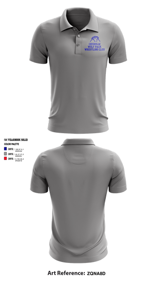 Short Sleeve Performance Polo, Chisholm Wolf Pack Wrestling Club, Wrestling, Teamtime, Team time, sublimation, custom sports apparel, team uniforms, spirit wear, spiritwear, sports uniforms, custom shirts, team store, custom team store, fundraiser sports, apparel fundraiser