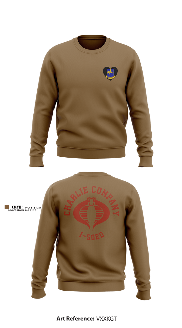 Crew Neck Sweatshirt, Cobra Company, Army, Teamtime, Team time, sublimation, custom sports apparel, team uniforms, spirit wear, spiritwear, sports uniforms, custom shirts, team store, custom team store, fundraiser sports, apparel fundraiser