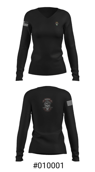 Women's Long Sleeve Vneck Shirt, , Army, Teamtime, Team time, sublimation, custom sports apparel, team uniforms, spirit wear, spiritwear, sports uniforms, custom shirts, team store, custom team store, fundraiser sports, apparel fundraiser