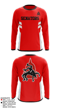 Springfield High School Wrestling 22768599 Long Sleeve Performance Shirt - 1