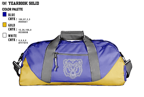 Duffle Bag, Ava Elementary School, Spirit Store, Teamtime, Team time, sublimation, custom sports apparel, team uniforms, spirit wear, spiritwear, sports uniforms, custom shirts, team store, custom team store, fundraiser sports, apparel fundraiser