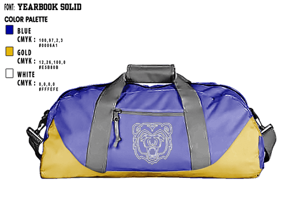 Duffle Bag, Ava Elementary School, Spirit Store, Teamtime, Team time, sublimation, custom sports apparel, team uniforms, spirit wear, spiritwear, sports uniforms, custom shirts, team store, custom team store, fundraiser sports, apparel fundraiser