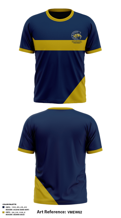 Casteel High School Badminton 82725468 Short Sleeve Performance Shirt - 1