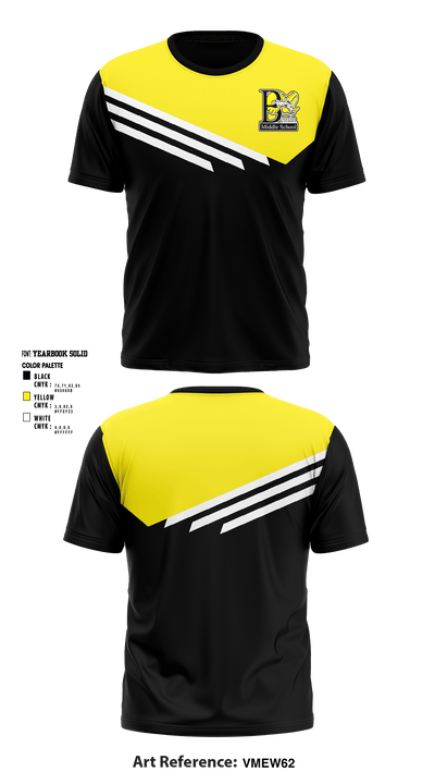 Beman Middle School 77813772 Short Sleeve Performance Shirt - 1