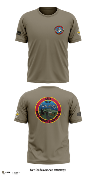 Short Sleeve Performance Shirt, A Co, 2-13th AVN REGT, , Teamtime, Team time, sublimation, custom sports apparel, team uniforms, spirit wear, spiritwear, sports uniforms, custom shirts, team store, custom team store, fundraiser sports, apparel fundraiser