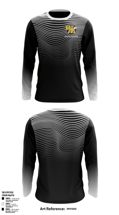 Watkins Memorial High School Golf 65050201 Long Sleeve Performance Shirt - 2