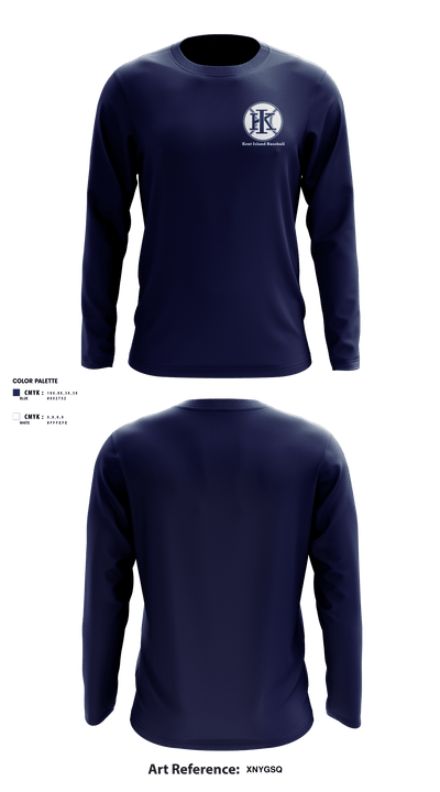 Kent Island Baseball 20036051 Long Sleeve Performance Shirt - 1