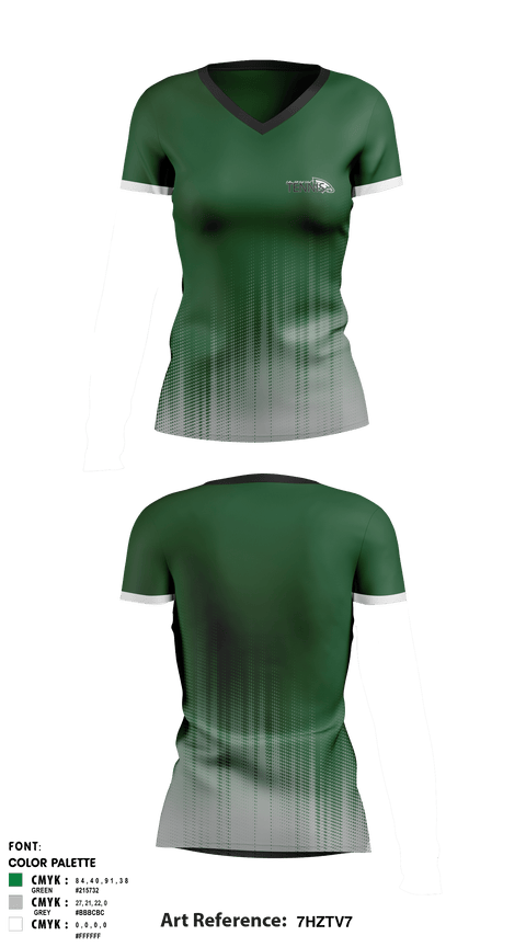Women's Short Sleeve Vneck Shirt, Collins Hill High School Tennis, Tennis, Teamtime, Team time, sublimation, custom sports apparel, team uniforms, spirit wear, spiritwear, sports uniforms, custom shirts, team store, custom team store, fundraiser sports, apparel fundraiser