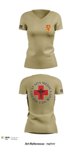 Medics, 1-43 ADA 28999239 Women's Short Sleeve V-neck Shirt - 2