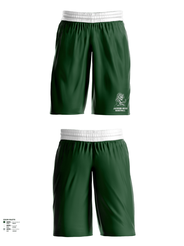 Womens Basketball Shorts, Jackson-Reed High School Basketball, Women's Basketball, Teamtime, Team time, sublimation, custom sports apparel, team uniforms, spirit wear, spiritwear, sports uniforms, custom shirts, team store, custom team store, fundraiser sports, apparel fundraiser