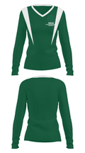Georgetown Visitation Preparatory School Volleyball 68588374 Women's Long Sleeve V-neck Shirt - 13