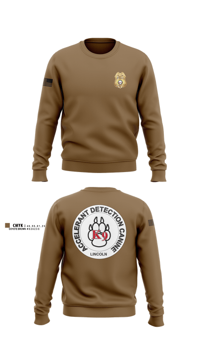 Stafford County Fire Marshal's Office 91983739 Crew Neck Sweatshirt - 2