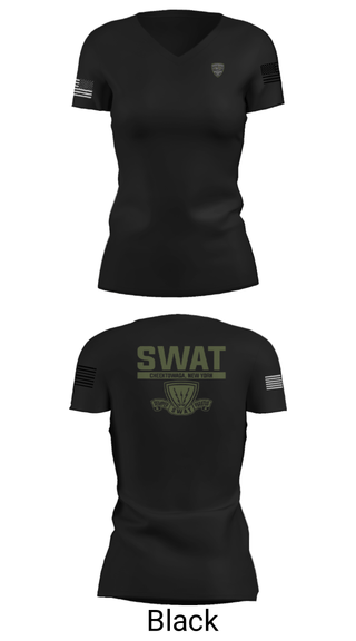 Women's Short Sleeve Vneck Shirt, , Police, Teamtime, Team time, sublimation, custom sports apparel, team uniforms, spirit wear, spiritwear, sports uniforms, custom shirts, team store, custom team store, fundraiser sports, apparel fundraiser
