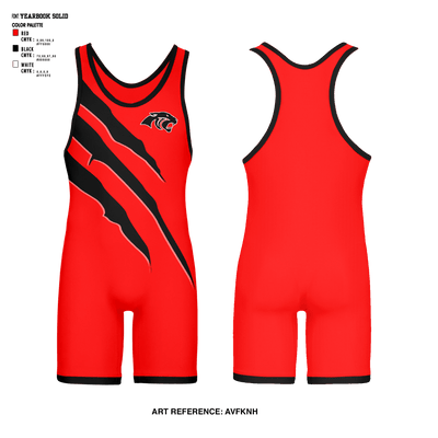 Cabot High School Wrestling 60443284 Wrestling Singlet - 1