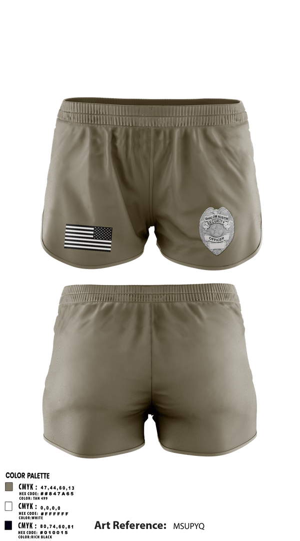 Ranger Panties, Shalom Austin Security, , Teamtime, Team time, sublimation, custom sports apparel, team uniforms, spirit wear, spiritwear, sports uniforms, custom shirts, team store, custom team store, fundraiser sports, apparel fundraiser