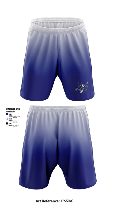 Shepherd High School Volleyball 79933308 Athletic Shorts With Pockets - 1
