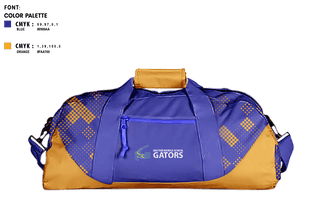 Duffle Bag, Gautier Middle School Gators, Spirit Store, Teamtime, Team time, sublimation, custom sports apparel, team uniforms, spirit wear, spiritwear, sports uniforms, custom shirts, team store, custom team store, fundraiser sports, apparel fundraiser