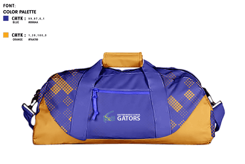 Duffle Bag, Gautier Middle School Gators, Spirit Store, Teamtime, Team time, sublimation, custom sports apparel, team uniforms, spirit wear, spiritwear, sports uniforms, custom shirts, team store, custom team store, fundraiser sports, apparel fundraiser