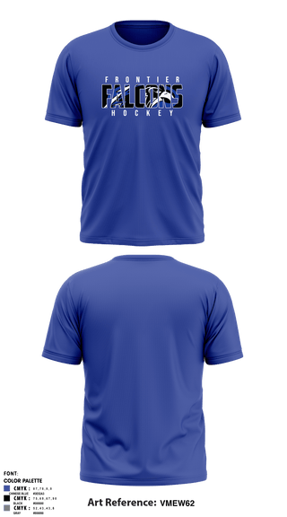 Short Sleeve Performance Shirt, Frontier Central Hockey, Hockey, Teamtime, Team time, sublimation, custom sports apparel, team uniforms, spirit wear, spiritwear, sports uniforms, custom shirts, team store, custom team store, fundraiser sports, apparel fundraiser