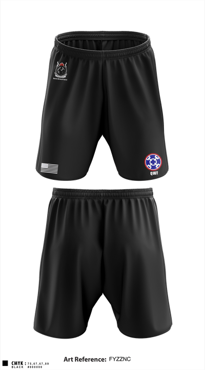 380th Quartermaster Company 2505510 Athletic Shorts With Pockets - 1