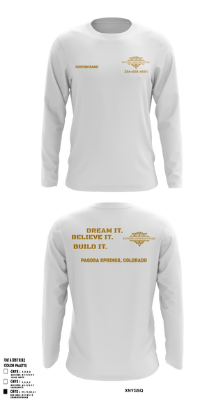 Long Sleeve Performance Shirt, Sutton Construction, , Teamtime, Team time, sublimation, custom sports apparel, team uniforms, spirit wear, spiritwear, sports uniforms, custom shirts, team store, custom team store, fundraiser sports, apparel fundraiser