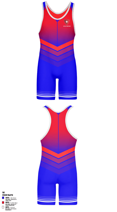 New Age Wrestling 34255085 Wrestling Singlet - 1