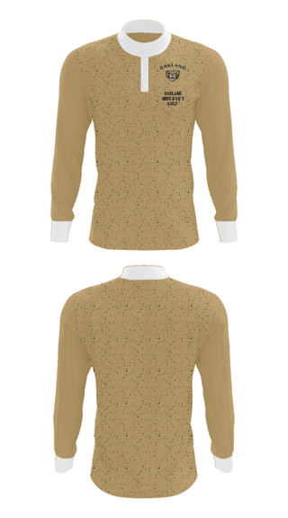 Quarter Zip Jacket, Oakland University Golf, Golf, Teamtime, Team time, sublimation, custom sports apparel, team uniforms, spirit wear, spiritwear, sports uniforms, custom shirts, team store, custom team store, fundraiser sports, apparel fundraiser