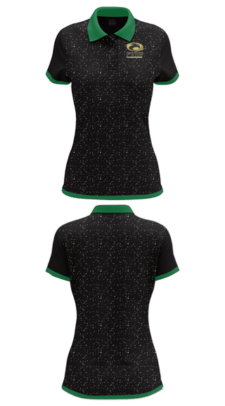 Women's Short Sleeve Performance Polo, Prairieview School Cheer, Cheer, Teamtime, Team time, sublimation, custom sports apparel, team uniforms, spirit wear, spiritwear, sports uniforms, custom shirts, team store, custom team store, fundraiser sports, apparel fundraiser
