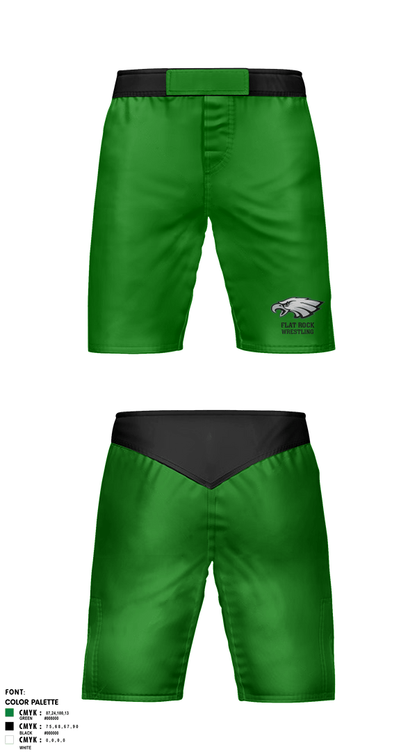 Fight Shorts, Flat Rock Middle School Wrestling, Wrestling, Teamtime, Team time, sublimation, custom sports apparel, team uniforms, spirit wear, spiritwear, sports uniforms, custom shirts, team store, custom team store, fundraiser sports, apparel fundraiser