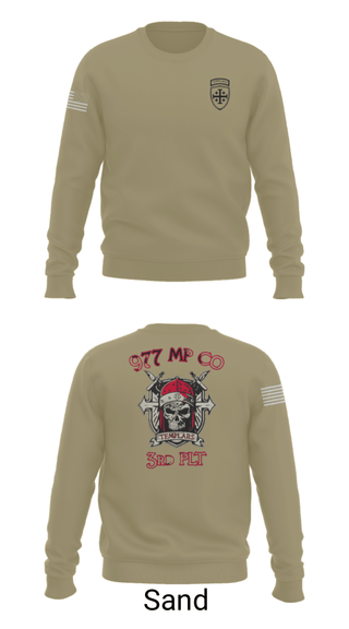 Crew Neck Sweatshirt, , Army, Teamtime, Team time, sublimation, custom sports apparel, team uniforms, spirit wear, spiritwear, sports uniforms, custom shirts, team store, custom team store, fundraiser sports, apparel fundraiser