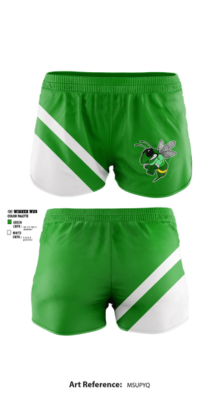 Women's Shorts, Hopewell Middle School, Spirit Store, Teamtime, Team time, sublimation, custom sports apparel, team uniforms, spirit wear, spiritwear, sports uniforms, custom shirts, team store, custom team store, fundraiser sports, apparel fundraiser