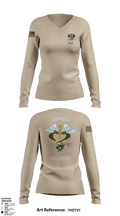 566th MCAS- Army 77440363 Women's Long Sleeve V-neck Shirt - 56