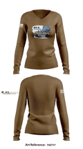 Beachmaster Unit Two 47147216 Women's Long Sleeve V-neck Shirt - 3