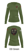 B/62D ESB 64336384 Women's Long Sleeve V-neck Shirt - 40