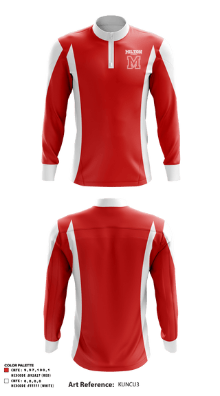 Quarter Zip Jacket, Milton High School Cheer, Cheer, Teamtime, Team time, sublimation, custom sports apparel, team uniforms, spirit wear, spiritwear, sports uniforms, custom shirts, team store, custom team store, fundraiser sports, apparel fundraiser