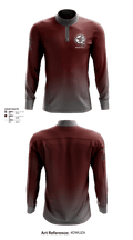 Amherst County High School Basketball 74121298 Quarter Zip Jacket - 1