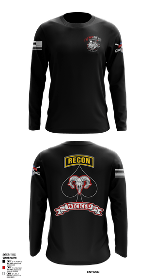 Long Sleeve Performance Shirt, B TRP, 3-71 CAV, Army, Teamtime, Team time, sublimation, custom sports apparel, team uniforms, spirit wear, spiritwear, sports uniforms, custom shirts, team store, custom team store, fundraiser sports, apparel fundraiser
