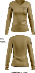 HuggersKiller Guppies 1453423 Women's Long Sleeve V-neck Shirt - 1