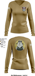 113th113th 3rd squad 39589677 Women's Long Sleeve V-neck Shirt - 2