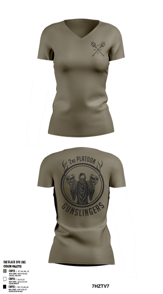 Women's Short Sleeve Vneck Shirt, , Army, Teamtime, Team time, sublimation, custom sports apparel, team uniforms, spirit wear, spiritwear, sports uniforms, custom shirts, team store, custom team store, fundraiser sports, apparel fundraiser