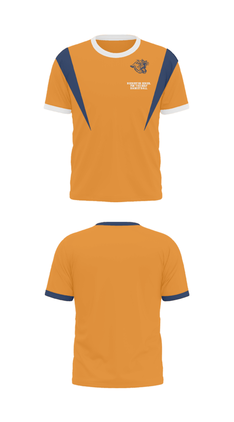 Short Sleeve Performance Shirt, Rochester School For The Deaf Basketball, Men's Basketball, Teamtime, Team time, sublimation, custom sports apparel, team uniforms, spirit wear, spiritwear, sports uniforms, custom shirts, team store, custom team store, fundraiser sports, apparel fundraiser