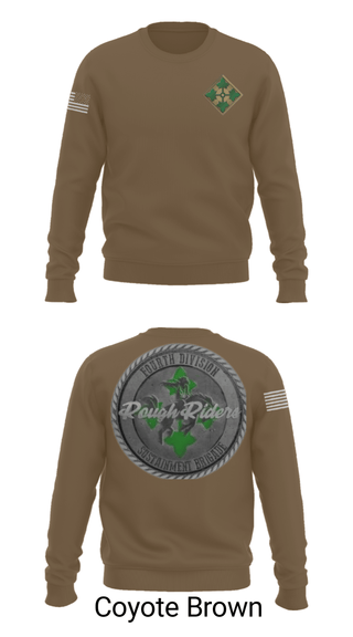 Crew Neck Sweatshirt, , Army, Teamtime, Team time, sublimation, custom sports apparel, team uniforms, spirit wear, spiritwear, sports uniforms, custom shirts, team store, custom team store, fundraiser sports, apparel fundraiser
