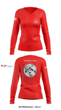 Firearms Training Unit 93026000 Women's Long Sleeve V-neck Shirt - 5