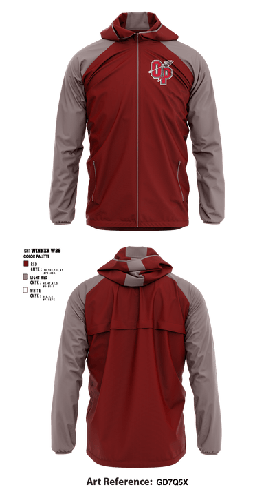 Orangeburg Preparatory School 80608254 Windbreaker - 1