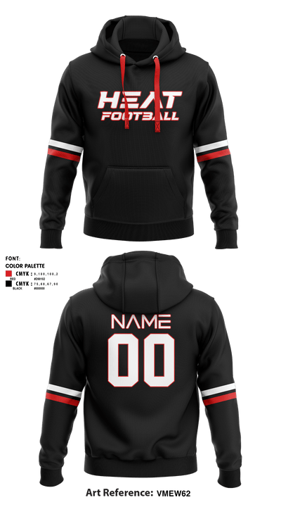 Gulf Coast Heat Flag Football 63004106 Hoodie - 5