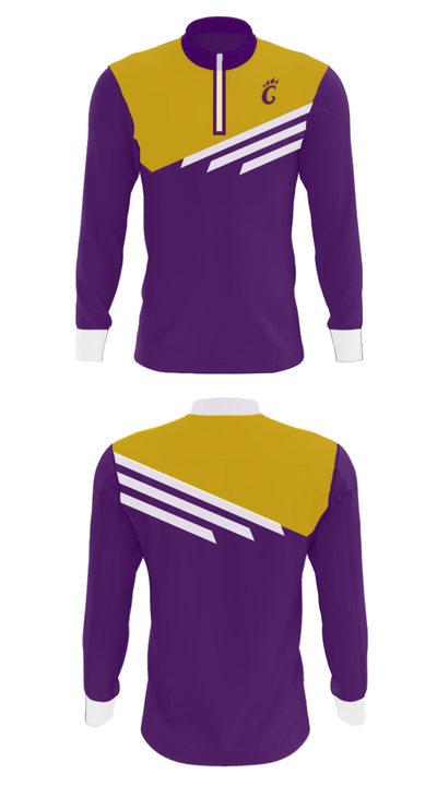 Godley High School Cross Country 36578577 Quarter Zip Jacket - 10