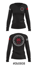Cumru Township Police Department 51798017 Women's Long Sleeve V-neck Shirt - 37