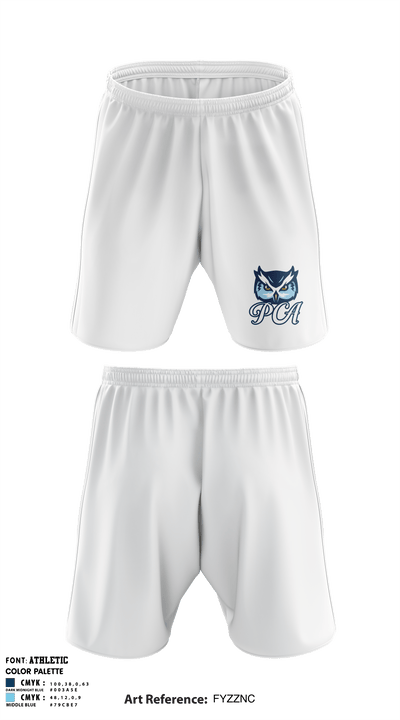 Pinnacle Classical Academy 30348802 Athletic Shorts With Pockets - 5