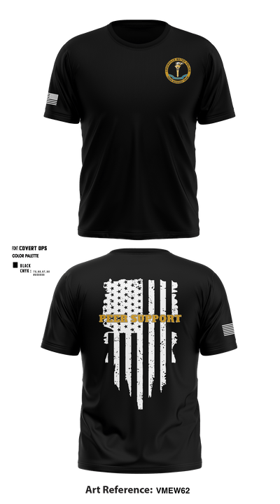 LMPD PEER SUPPORT 27640603 Short Sleeve Performance Shirt - 1