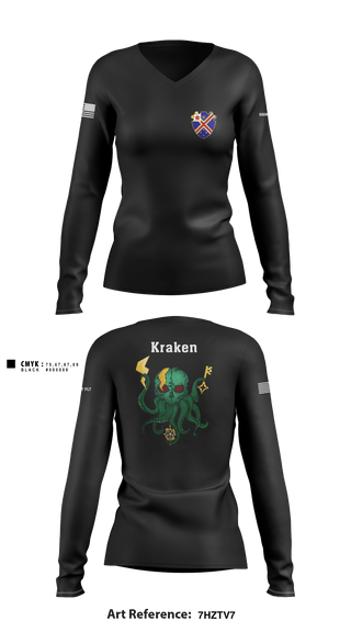 Women's Long Sleeve Vneck Shirt, , Army, Teamtime, Team time, sublimation, custom sports apparel, team uniforms, spirit wear, spiritwear, sports uniforms, custom shirts, team store, custom team store, fundraiser sports, apparel fundraiser